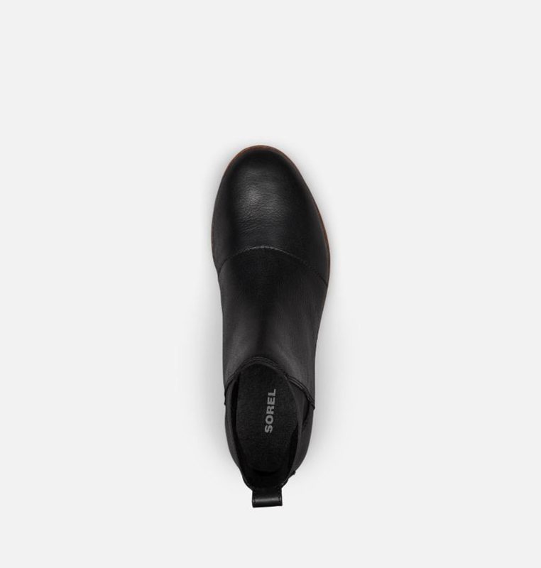 Sorel Dam Stövlar Svarta - Harlow™ Chelsea Låga - UPJ-236540